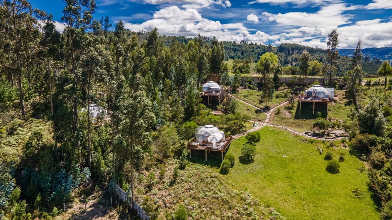Terra Luna Glamping Paipa Eksteriør billede